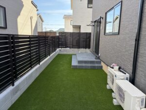 出雲市人工芝施工