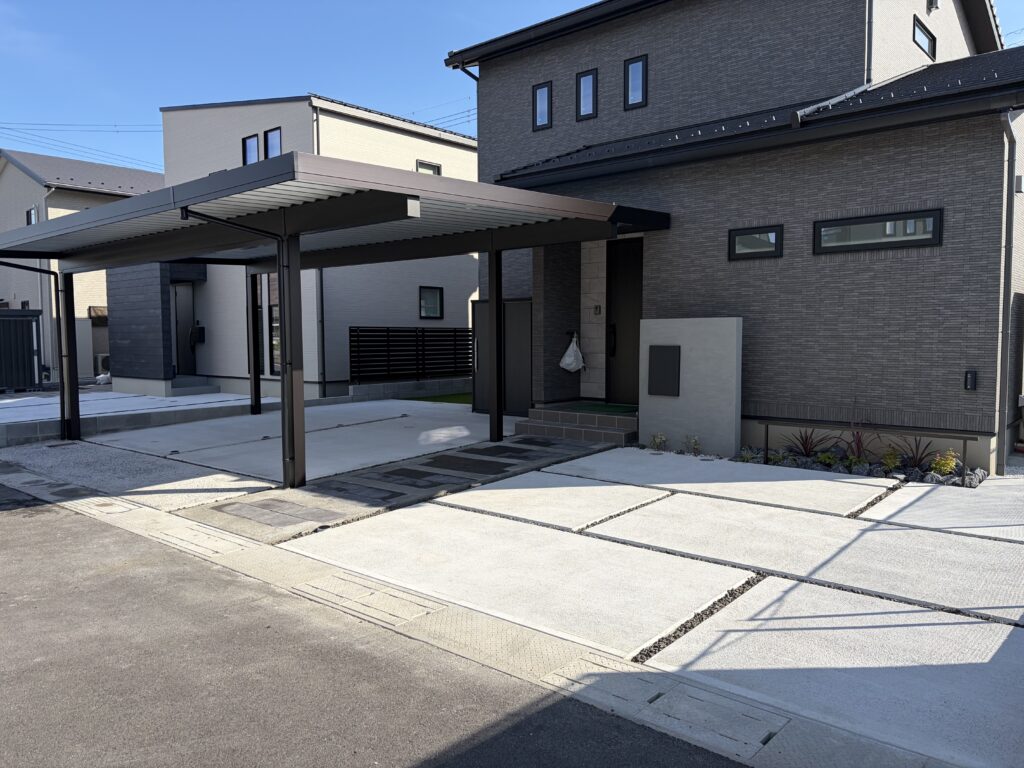 出雲市,外構完成