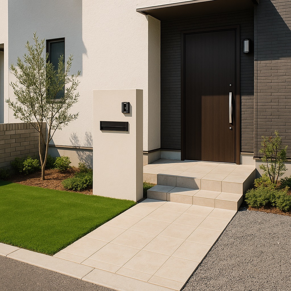 アプローチ・門柱デザイン