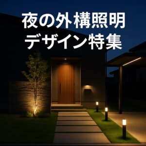 夜の外構照明